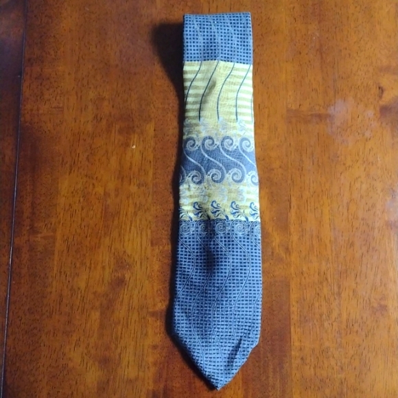 Tie Men's Umberto Frasi Hand Made Silk - Picture 1 of 5